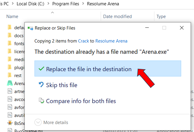 Bước 9 : Dán file
